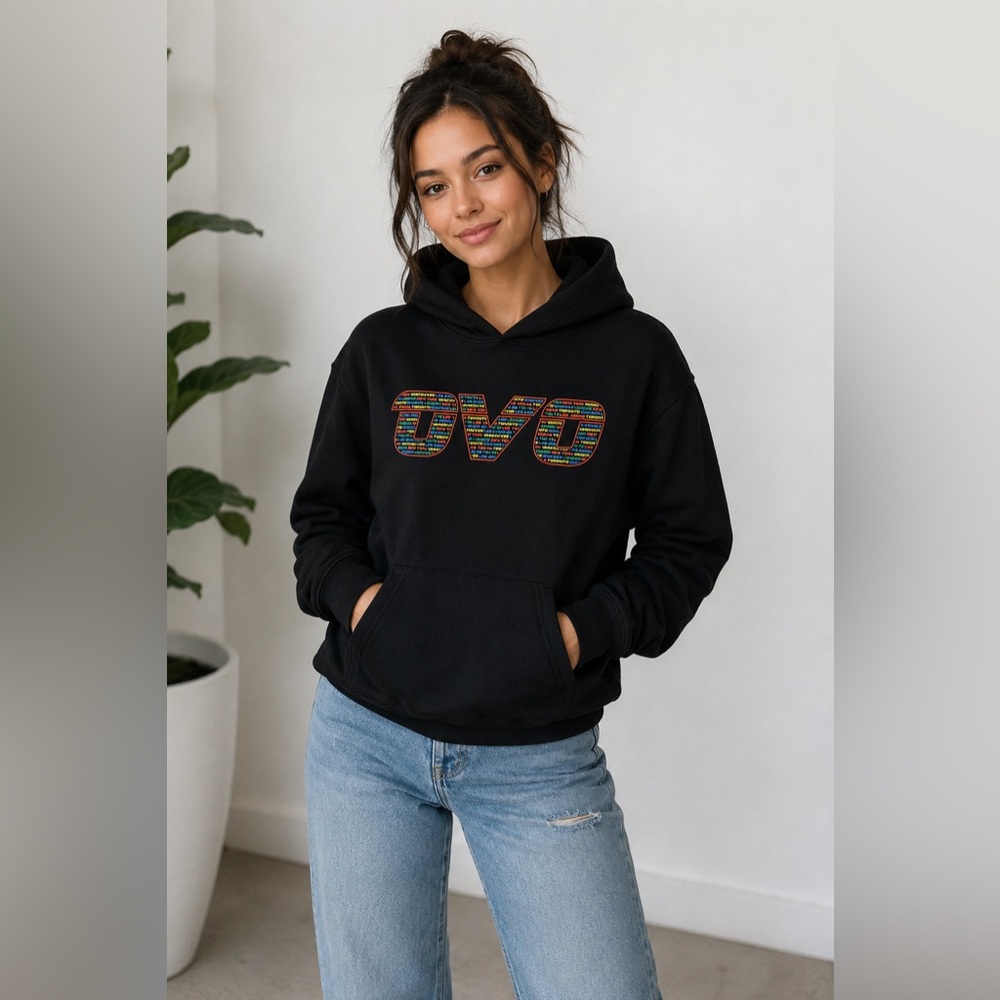 OVO October's Very Own International Cities Hoodie Black XS Made Canada Drake